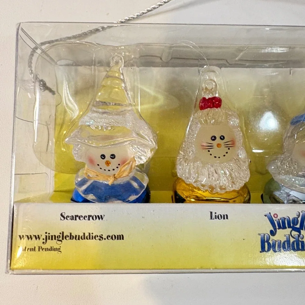 Roman Inc Wizard of Oz Jingle Buddies Ornaments Set of 4 Dorothy Lion Tin Man